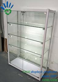 glass display cabinet with led lights