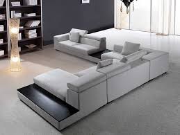 modern microfiber sectional sofa