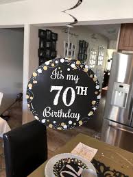 70th birthday party decor ideas