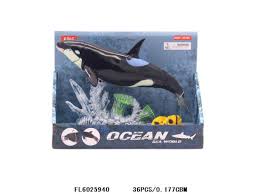 plastic sea s whales model