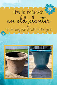 diy how to spray paint flower pots