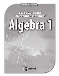 Glencoe Algebra I Study Guide And