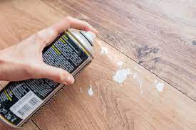clean dried paint off hardwood floors