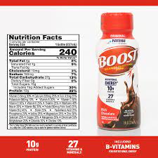 boost original boost nutritional drinks