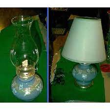 Blue Irises Glass Kaadah Ltd Lantern