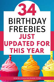 34 birthday freebies 2023