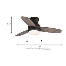 Integrated Led Bronze Ceiling Fan