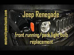 jeep renegade front running park light