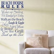 Beach House Rules Quote Saying