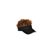 Backgate Designs Bbr Flair Hair Brown Frosted Hair Visor