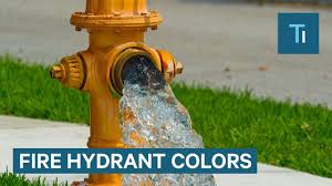 the meaning of fire hydrant colors