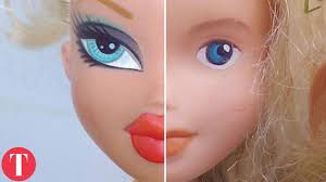 what dolls look like without makeup