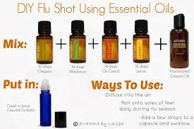 essential oils to make a flu shot