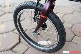 Dahon folding bike has various size options, ranging from the tiny 16 wheel bike to the full size one. Folding Cyclist Dahon Bike Tyres