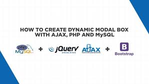 create dynamic modal box with ajax php