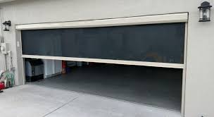 garage door screen installation in