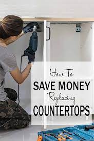 how to remove countertops and save