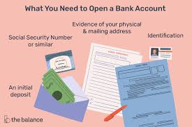 how to open a bank account and what you