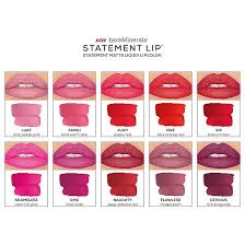 17 Bare Escentuals Lipstick Color Chart Bare Escentuals