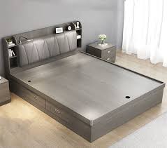 Elegant Bed Storage King Size Modern