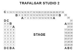 trafalgar theatre seating plan for