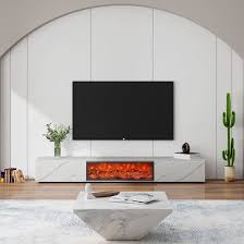 Modern Light Luxury Fireplace Tv Stand