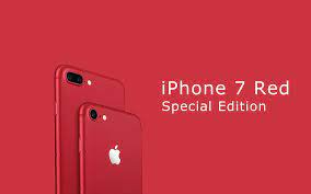 Hd Wallpaper Apple 2017 Iphone 7 Red
