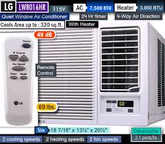 Lg electronics lp0814wnr 8000 btu. Air Conditioners Heaters Lg 8000 Btu Window Air Conditioner Lw8016hr 110volt Coooling Heating Dehumid Heating Cooling Air