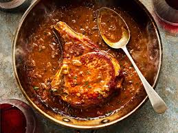 pork chops with sherry pan sauce with