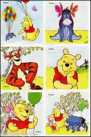 Winnie The Pooh Stickers X 12 Reward Charts Favours Birthdays Tigger Eyeore Ebay