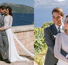 See rafael nadal s wife mery s wedding dress people com. Rafael Nadal Just Got Married To His Long Time Girlfriend Mery Perello Harper S Bazaar Arabia