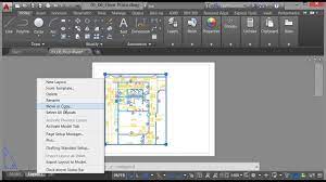 model layouts in autocad 2016