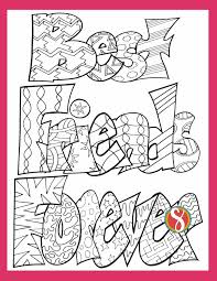 free best friends coloring pages