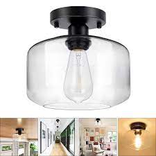 Industrial Ceiling Light Clear