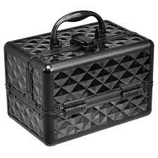 gymax makeup organizer cosmetic case