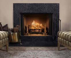 Vermillion Brown Granite Fireplace