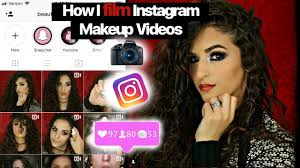 how i film insram makeup beauty