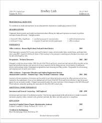 Example Resume Administrative Assistant Skills Sample For Office
