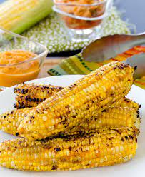 Sunshine Sweet Corn Grilled Corn On The Cob Recipe gambar png