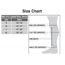 nike knee sleeve size chart off 58