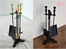 How To Paint Fireplace Tools Give A