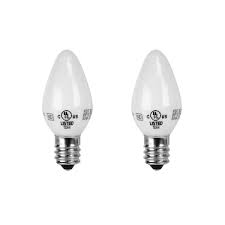 Feit Electric 7 Watt Equivelant C7 2700k White Led E12 Night Light Bulb 2 Pack Bp7c7w 827 Led2 Hdrp The Home Depot