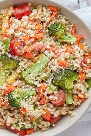 vegetable barley salad from the