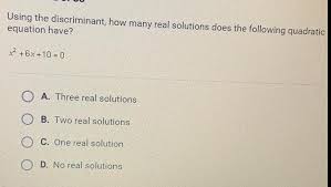 Real Solutions Does Th Math