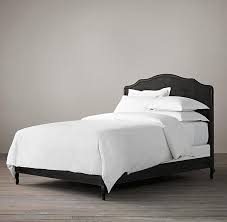 Lorraine Caned Black Bed Without Footboard