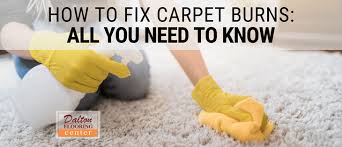 how to fix carpet burns