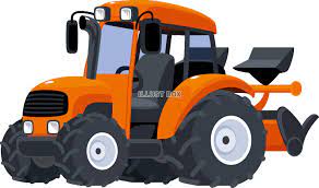 トラクター 農業機械：イラスト無料