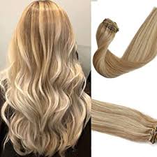 Development times for ugly duckling bleach are usually between 15 and 30 minutes. Amazon Com 15inch Remy Clip In Hair Extensions Balayage Soft Real Human Hair Extensions Human Hair Natural Beige Blonde With Bleach Blonde 70g 7pcs For Women Beauty