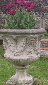 stone garden urns and planters