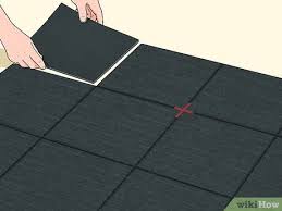 how to install carpet tile with